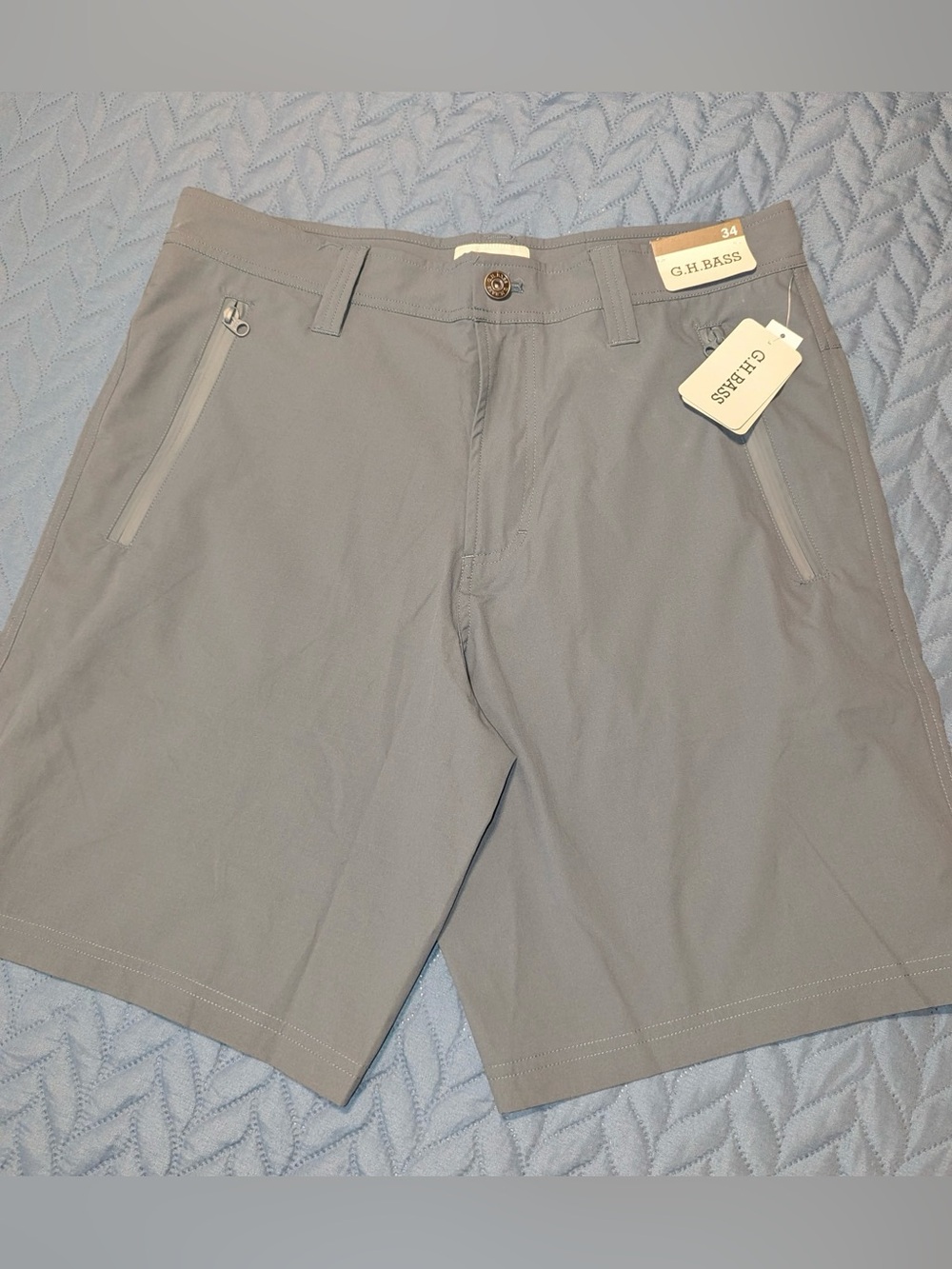 G.H. Bass & Co. Men's Gray Performance Hybrid Shorts